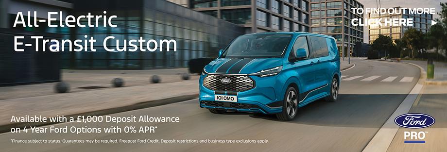 All-Electric E-Transit Custom