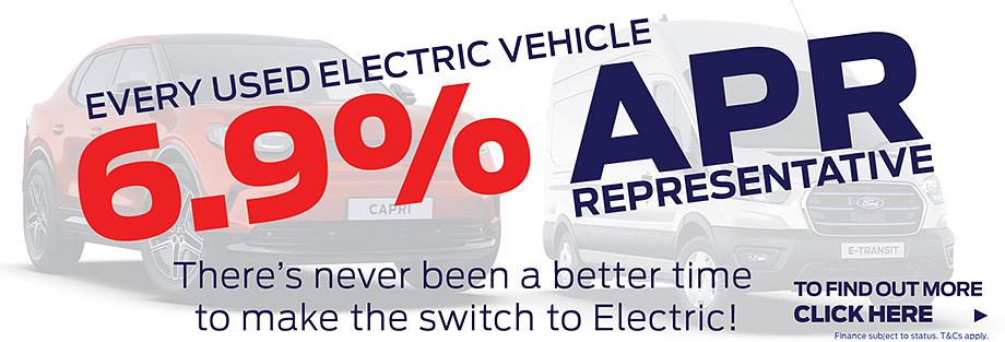 6.9% on every Used Electric Vehicle