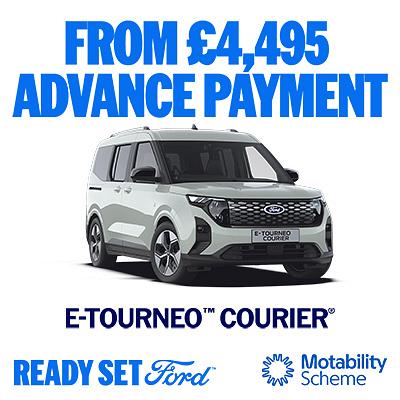 New Ford E-Tourneo Courier Motability