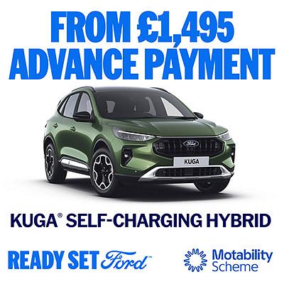 New Ford Kuga Hybrid on Motability