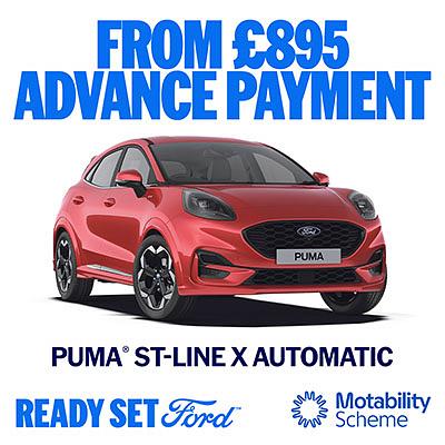 New Ford Puma on Motability