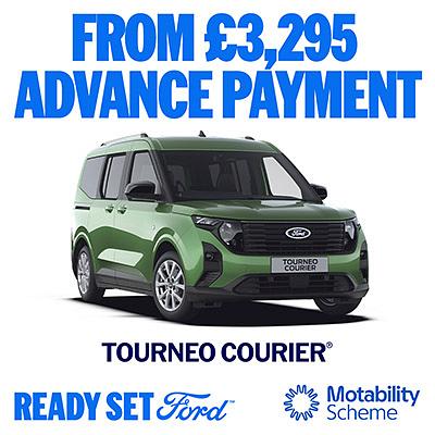 New Ford Tourneo Courier on Motability
