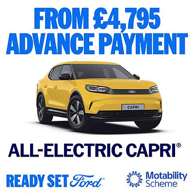 New Ford Capri Motability