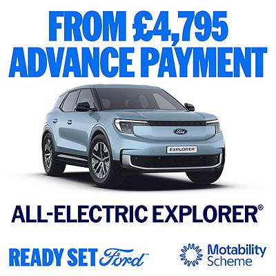 New Ford New All Electric on Motability