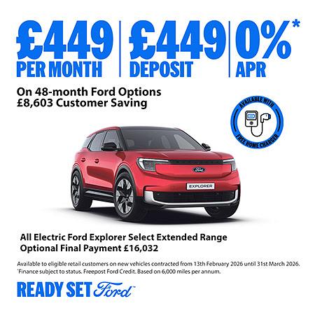 Ford Explorer New Car Special Offer